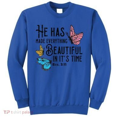 Everything Beautiful Bible Verse God Jesus Christian Gift Sweatshirt