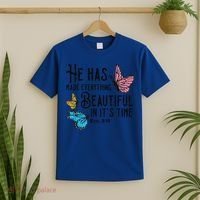 Everything Beautiful Bible Verse God Jesus Christian Gift T-Shirt thumb 2