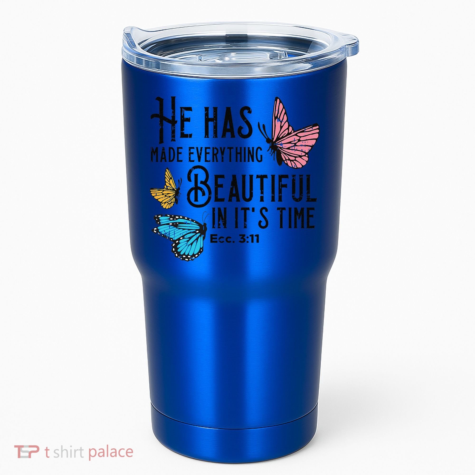 Everything Beautiful Bible Verse God Jesus Christian Gift Tumbler
