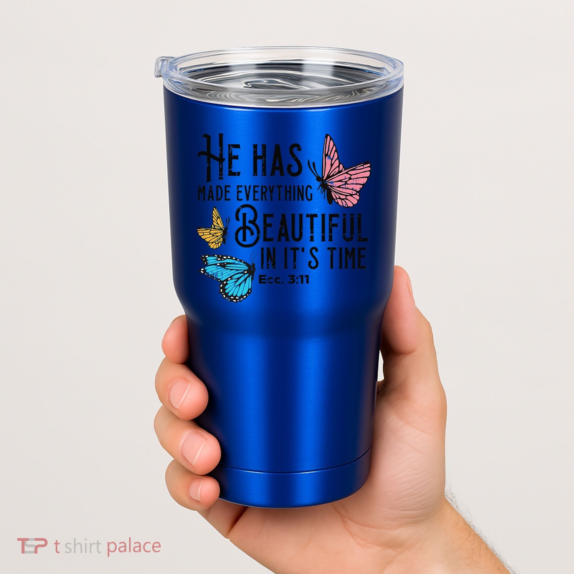 Everything Beautiful Bible Verse God Jesus Christian Gift Tumbler