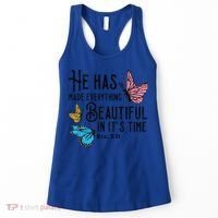 Everything Beautiful Bible Verse God Jesus Christian Gift Women's Tank Top thumb 0