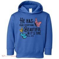 Everything Beautiful Bible Verse God Jesus Christian Gift Toddler Hoodie thumb 0