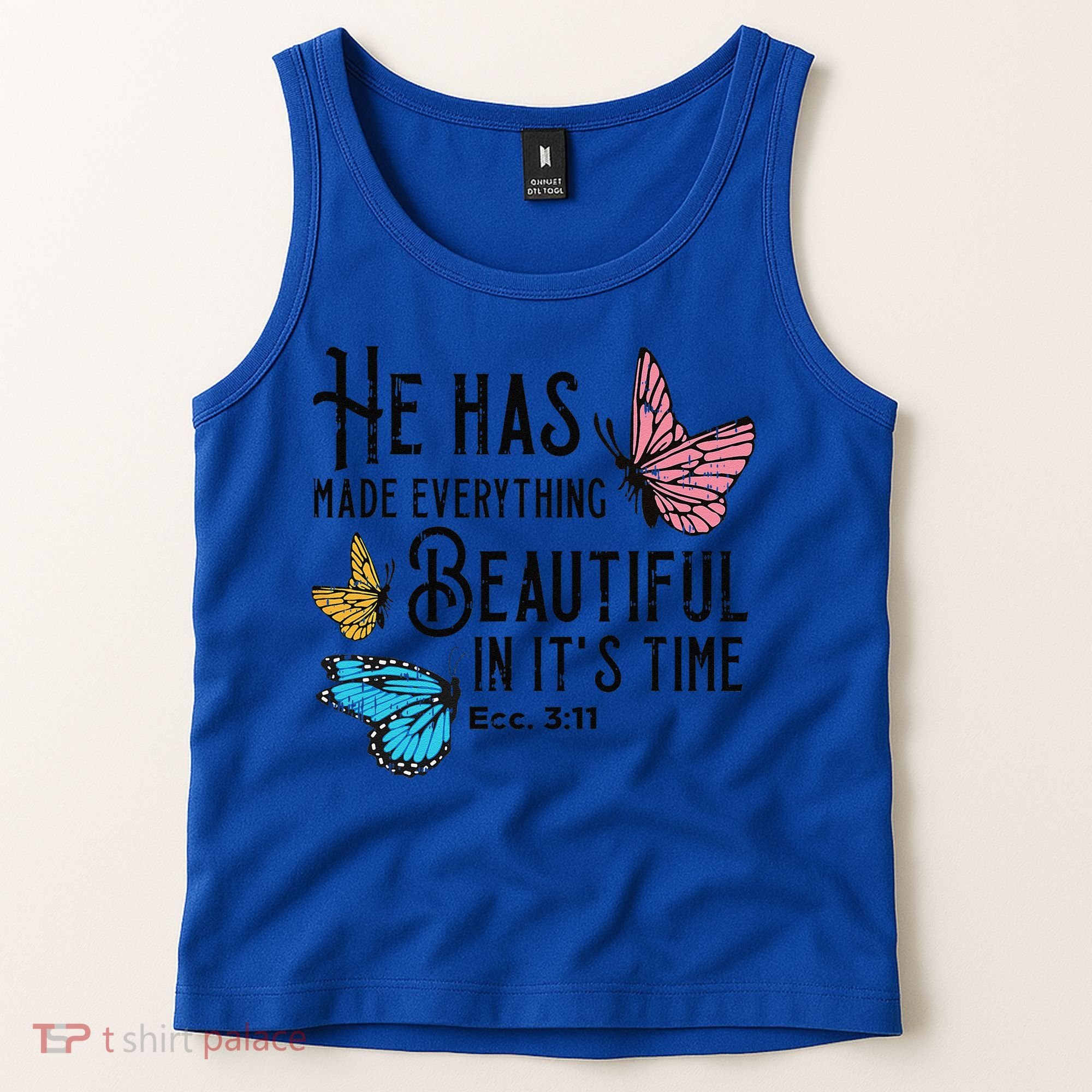 Everything Beautiful Bible Verse God Jesus Christian Gift Tank Top