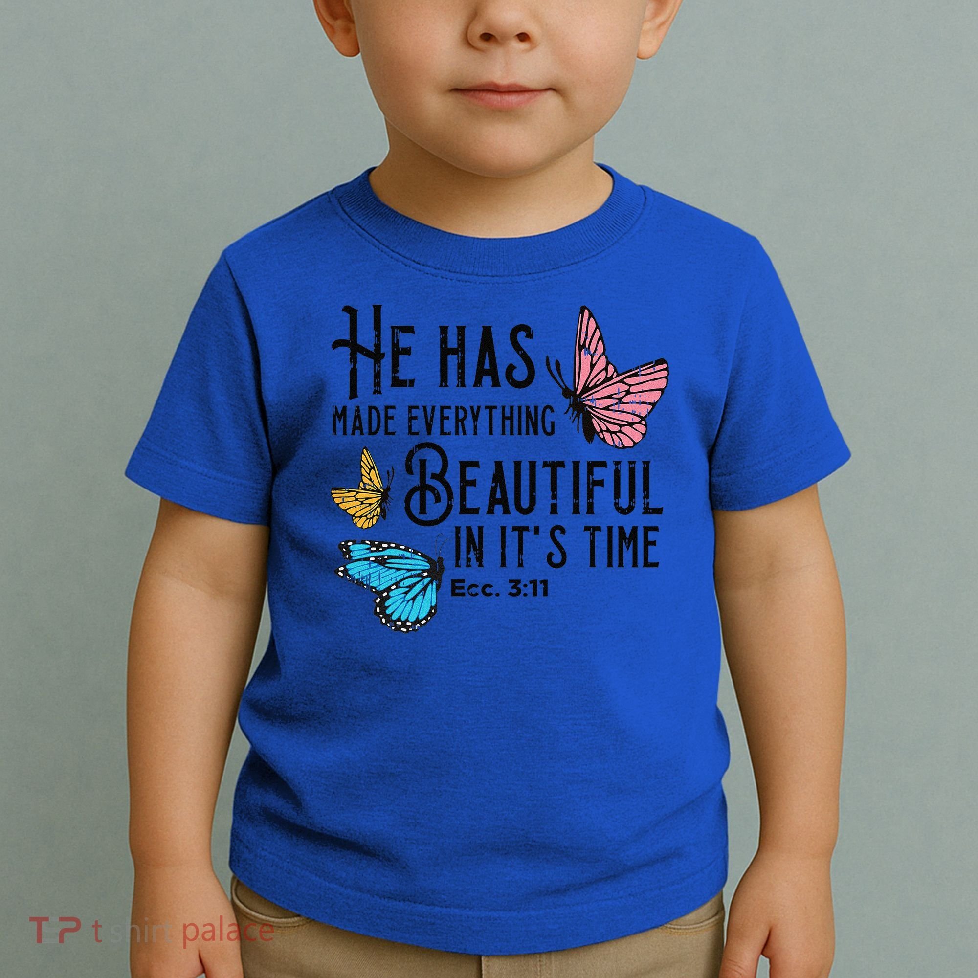 Everything Beautiful Bible Verse God Jesus Christian Gift Toddler T-Shirt
