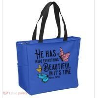 Everything Beautiful Bible Verse God Jesus Christian Gift Tote Bag thumb 2