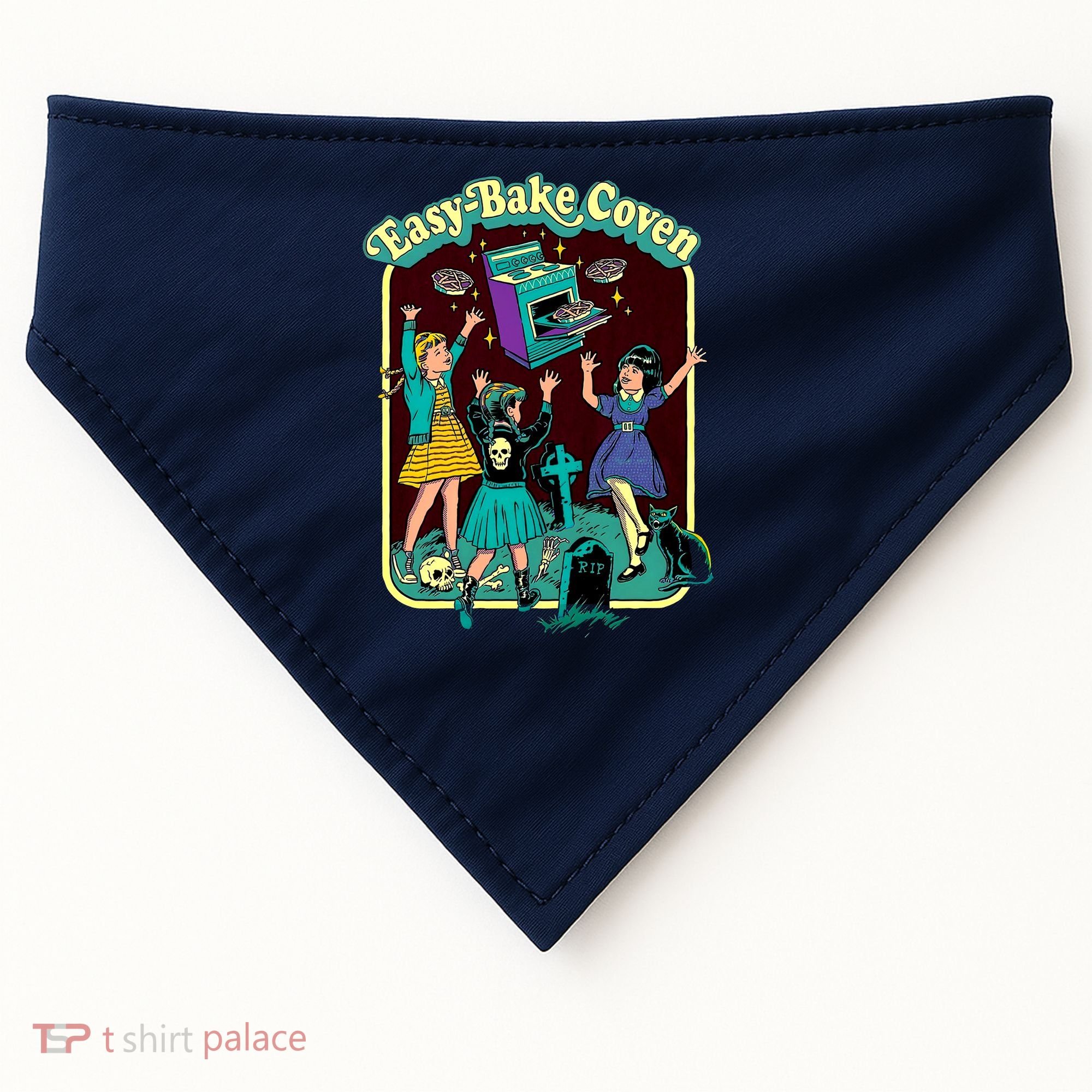 Easy Bake Coven Halloween Gift USA-Made Doggie Bandana
