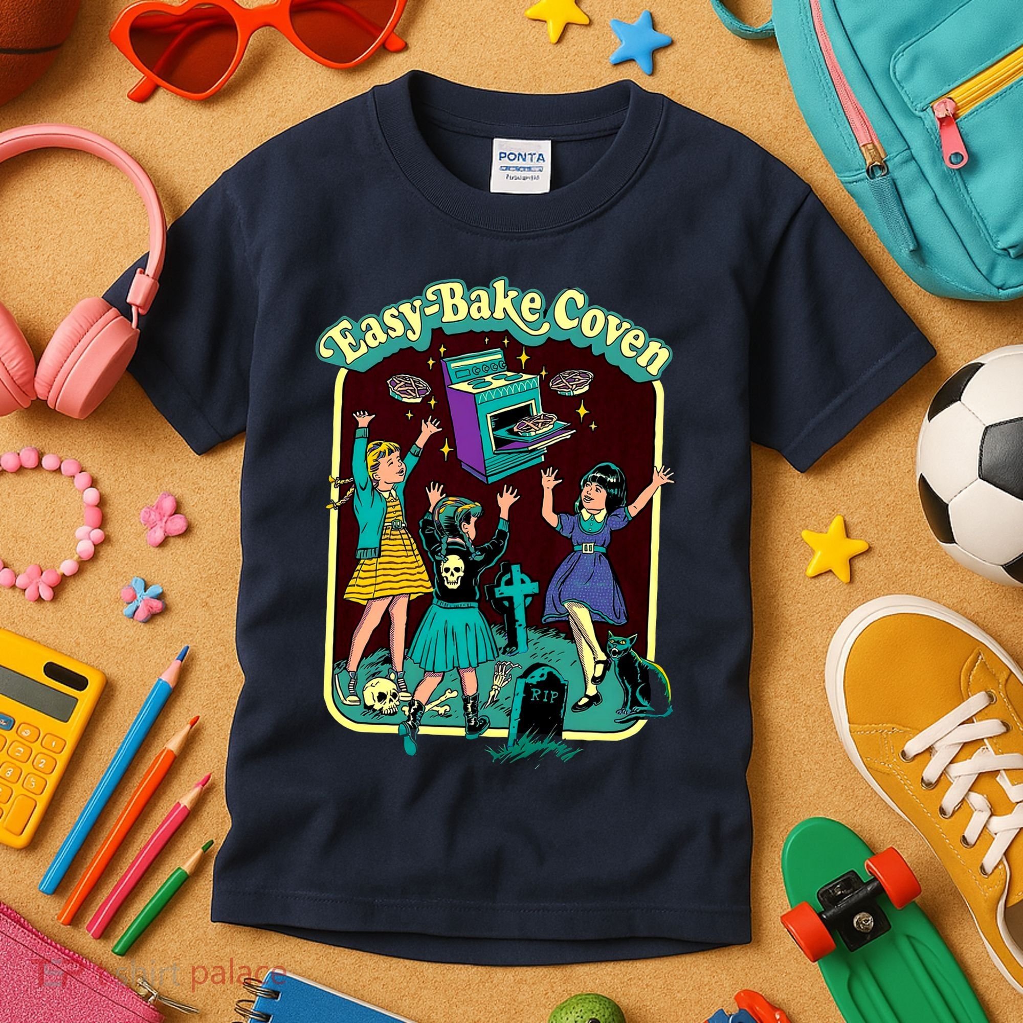 Easy Bake Coven Halloween Gift Kids T-Shirt
