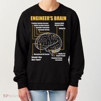 Engineer's Brain Cool Gift Funny Sarcastic Engineering Gift Women's Sweatshirt thumb 0