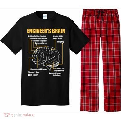 Engineer's Brain Cool Gift Funny Sarcastic Engineering Gift Pajama Set