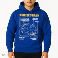 Engineer's Brain Cool Gift Funny Sarcastic Engineering Gift Hoodie thumb 2