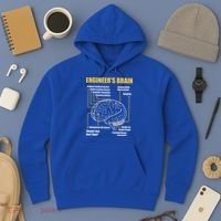 Engineer's Brain Cool Gift Funny Sarcastic Engineering Gift Hoodie thumb 3