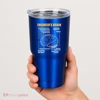 Engineer's Brain Cool Gift Funny Sarcastic Engineering Gift Tumbler thumb 2