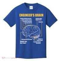 Engineer's Brain Cool Gift Funny Sarcastic Engineering Gift Kids T-Shirt thumb 0