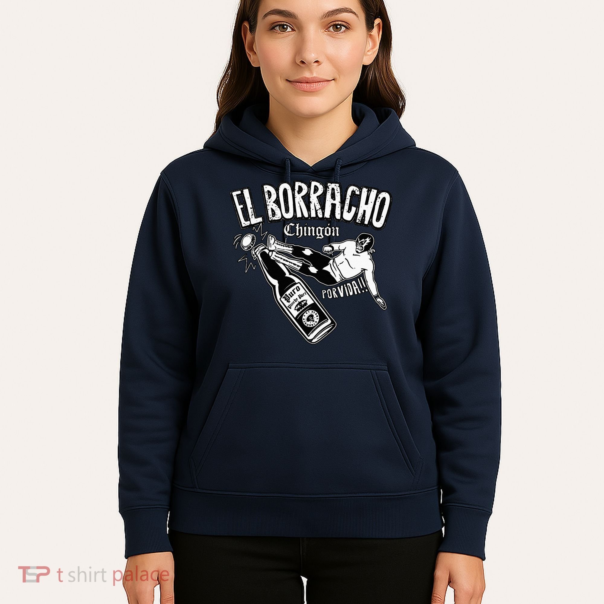 El Borracho Chingon Mexican Drinking Cinco De Mayo Hoodie