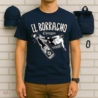 El Borracho Chingon Mexican Drinking Cinco De Mayo T-Shirt thumb 6