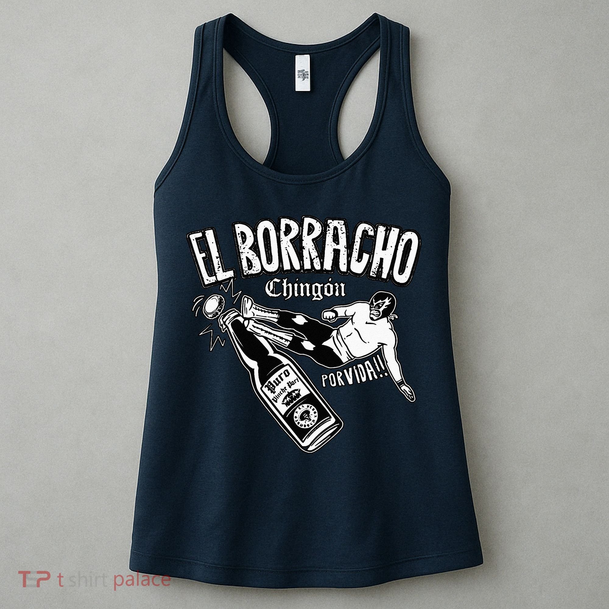El Borracho Chingon Mexican Drinking Cinco De Mayo Women's Tank Top