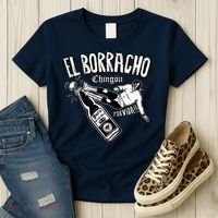 El Borracho Chingon Mexican Drinking Cinco De Mayo Women's T-Shirt thumb 3