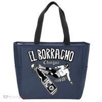 El Borracho Chingon Mexican Drinking Cinco De Mayo Tote Bag thumb 0