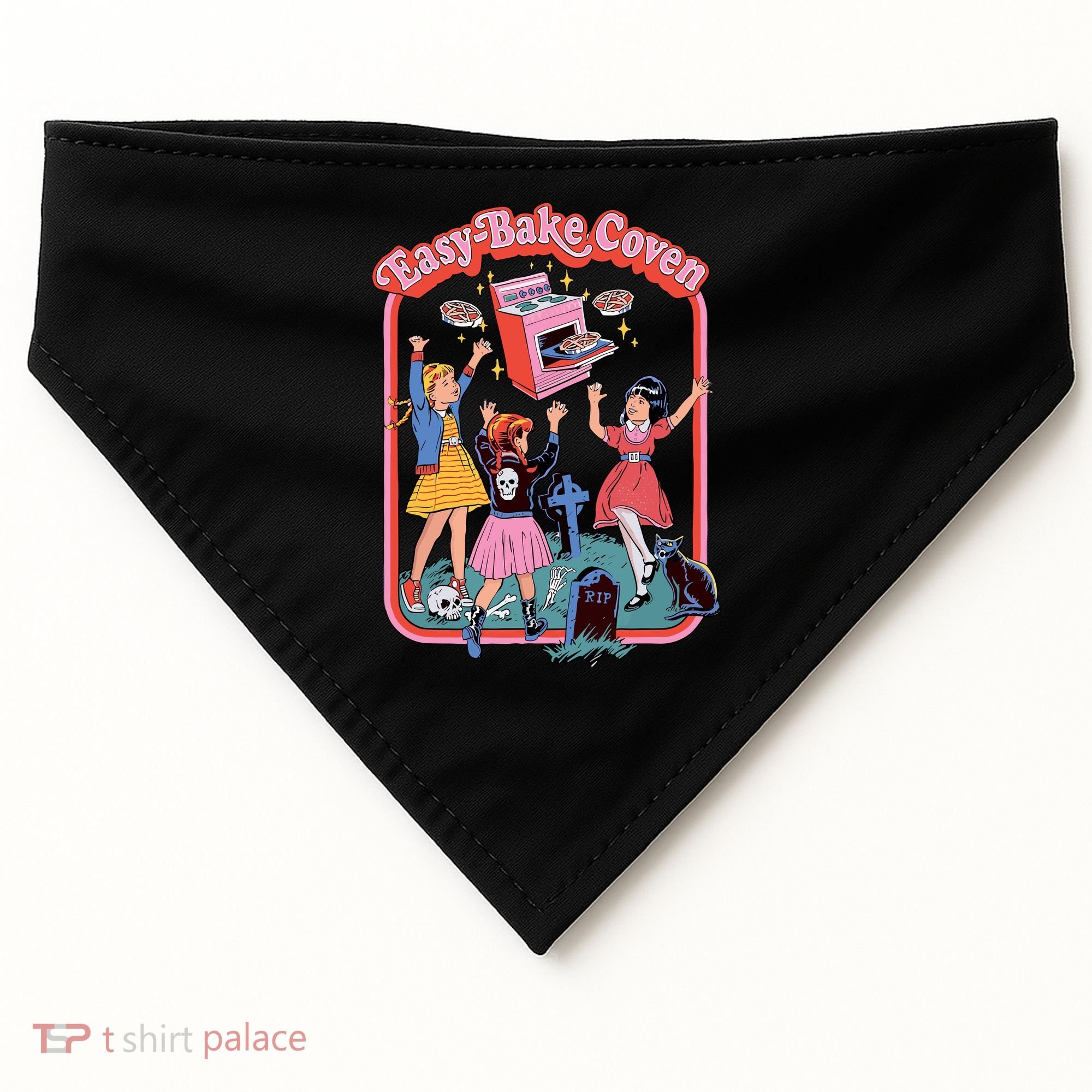 Easy Bake Coven Retro Halloween 90s USA-Made Doggie Bandana