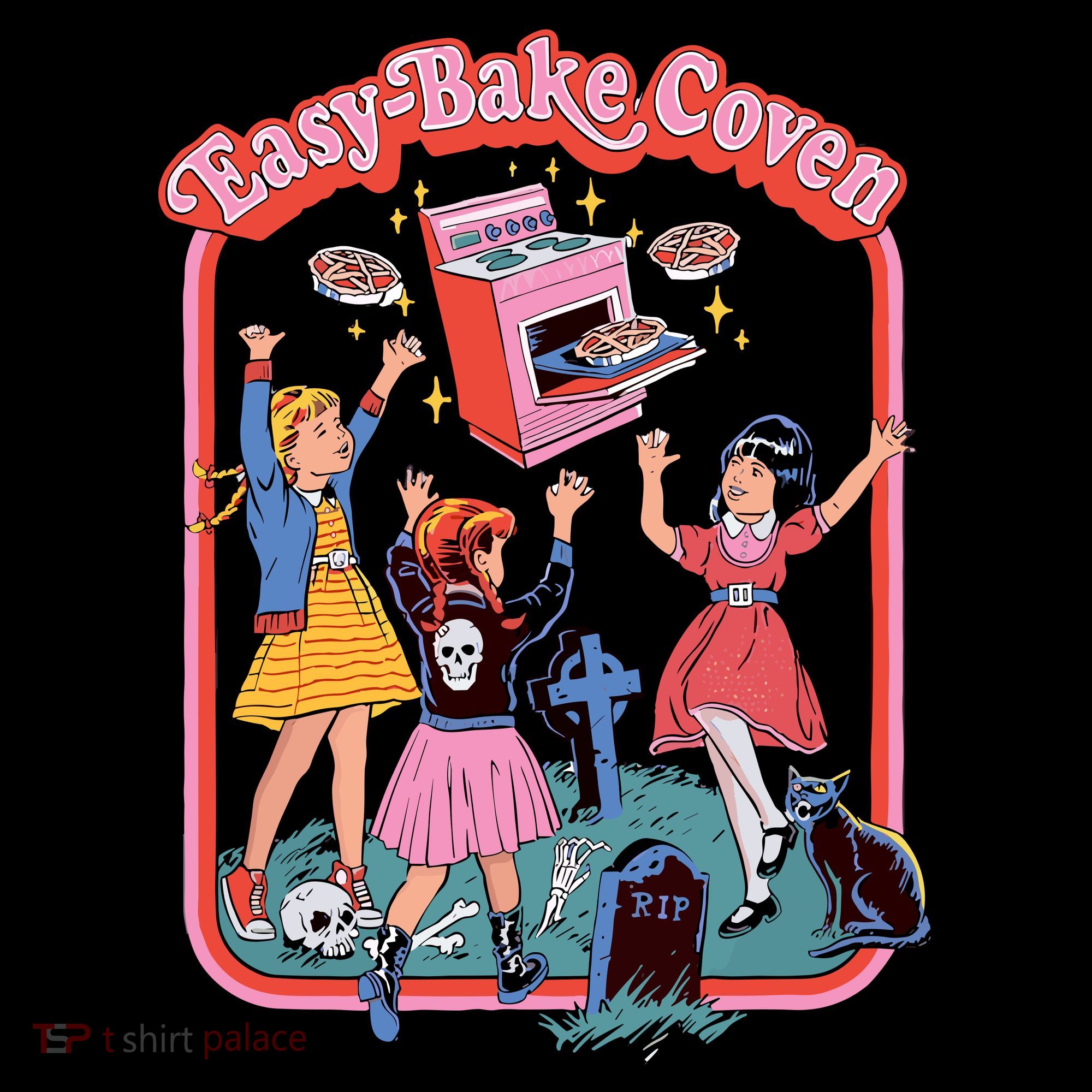 Easy Bake Coven Retro Halloween 90s USA-Made Doggie Bandana