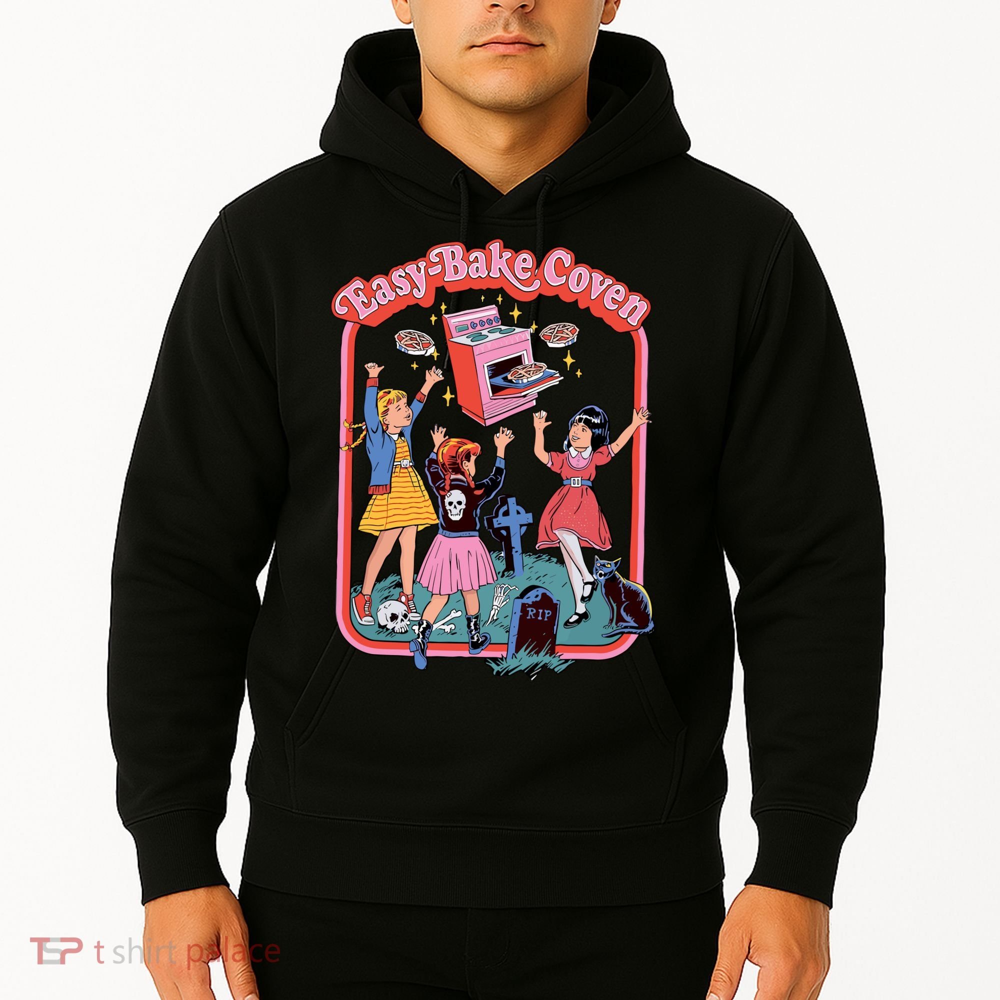 Easy Bake Coven Retro Halloween 90s Hoodie