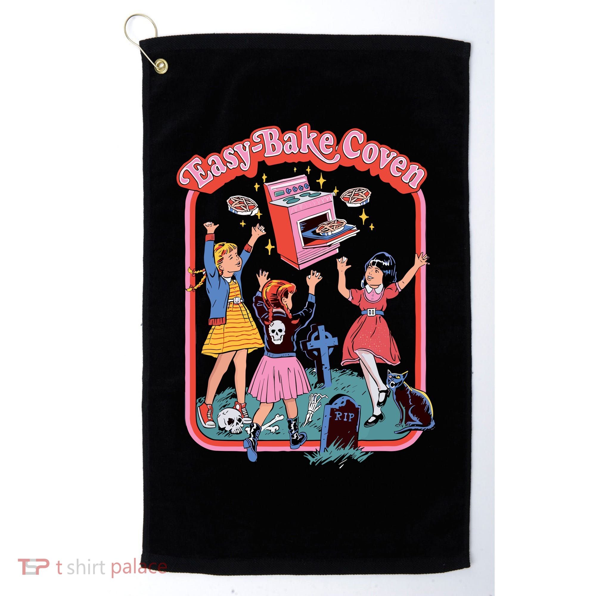 Easy Bake Coven Retro Halloween 90s Golf Towel