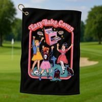 Easy Bake Coven Retro Halloween 90s Golf Towel thumb 1