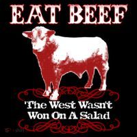 Eat Beef Cool Gift West Wasn't Won On Salad Hereford Cool Gift Coffee Mug thumb 5
