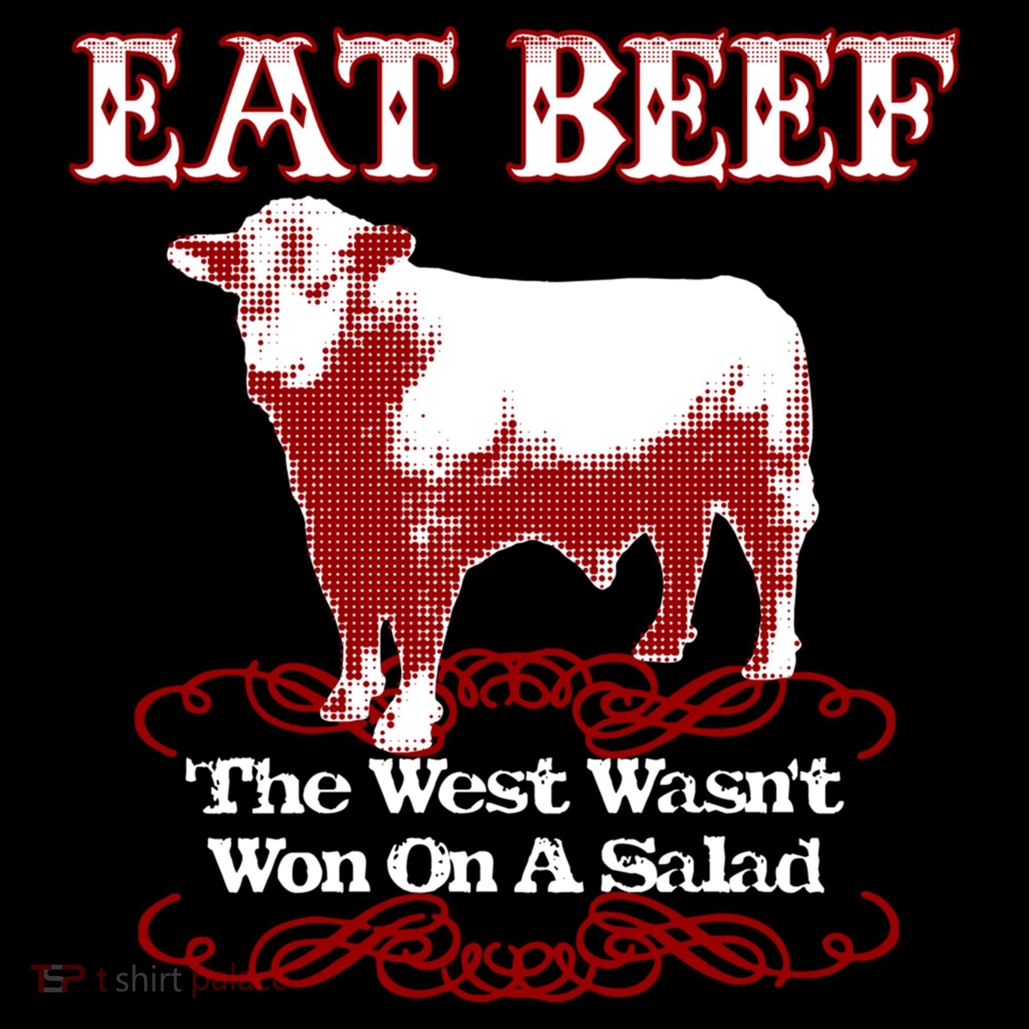 Eat Beef Cool Gift West Wasn't Won On Salad Hereford Cool Gift Coffee Mug