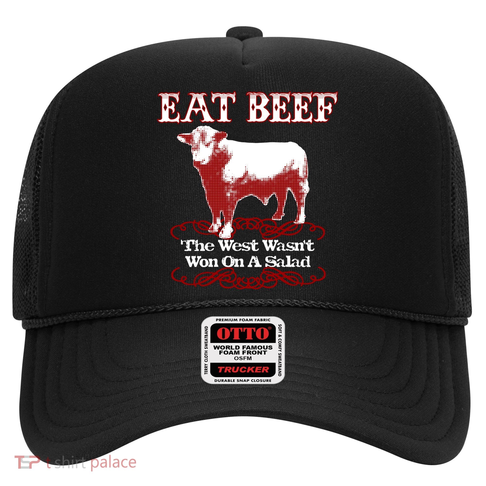 Eat Beef Cool Gift West Wasn't Won On Salad Hereford Cool Gift Hat