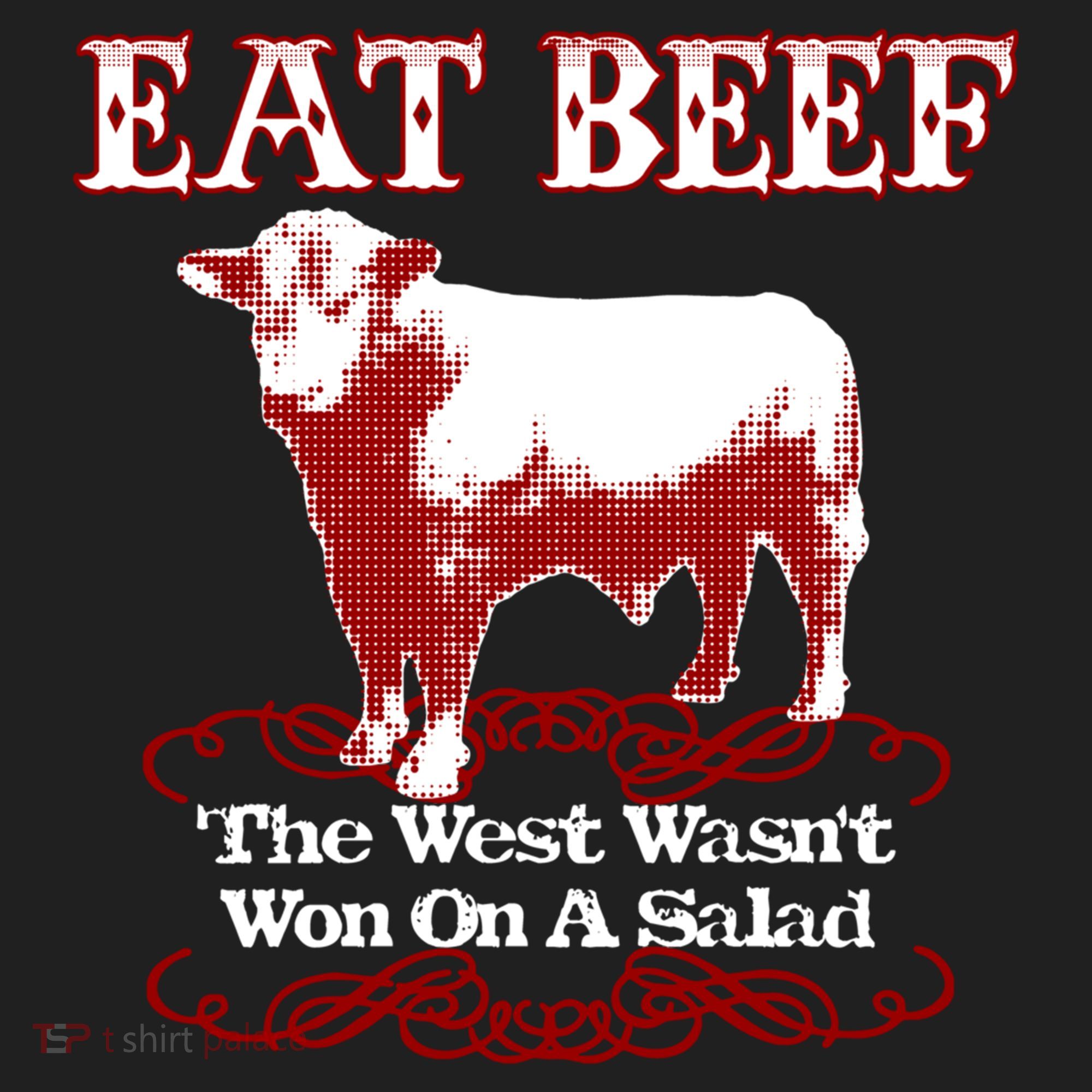 Eat Beef Cool Gift West Wasn't Won On Salad Hereford Cool Gift Hat