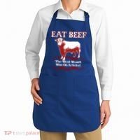 Eat Beef Cool Gift West Wasn't Won On Salad Hereford Cool Gift Apron thumb 2