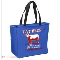 Eat Beef Cool Gift West Wasn't Won On Salad Hereford Cool Gift Tote Bag thumb 2