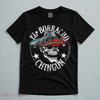 El Borracho Chingon Sugar Skull Cinco De Mayo T-Shirt thumb 5