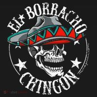 El Borracho Chingon Sugar Skull Cinco De Mayo Polo thumb 3
