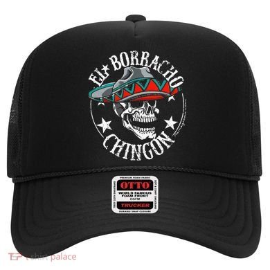 El Borracho Chingon Sugar Skull Cinco De Mayo Hat