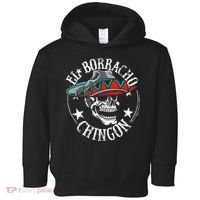 El Borracho Chingon Sugar Skull Cinco De Mayo Toddler Hoodie thumb 0