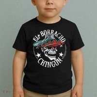El Borracho Chingon Sugar Skull Cinco De Mayo Toddler T-Shirt thumb 2