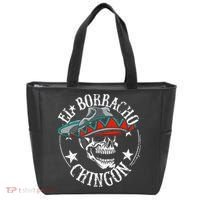 El Borracho Chingon Sugar Skull Cinco De Mayo Tote Bag thumb 0