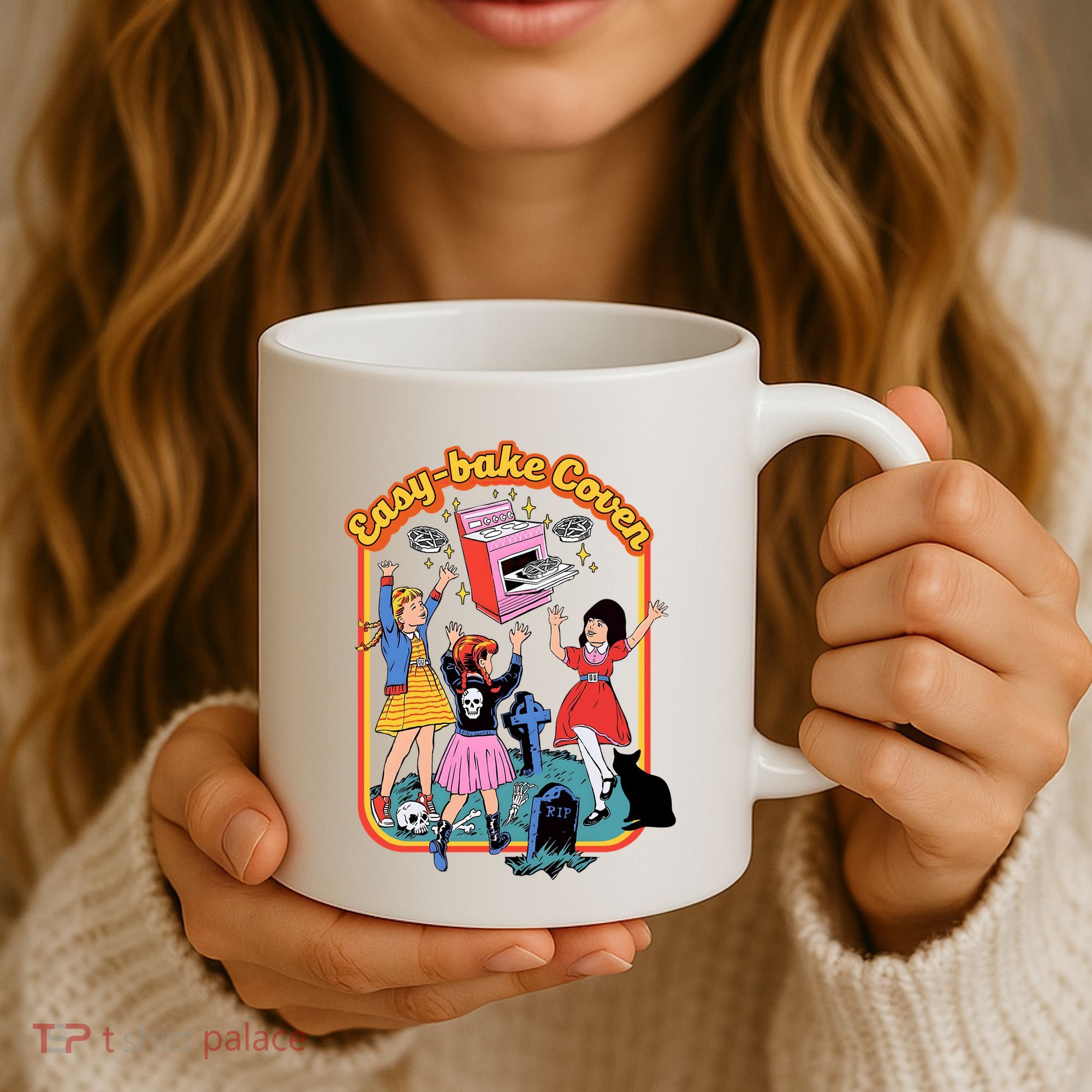 Easy Bake Coven 90s Horror Movie Fan Retro Easy Bake Coven Halloween Coffee Mug