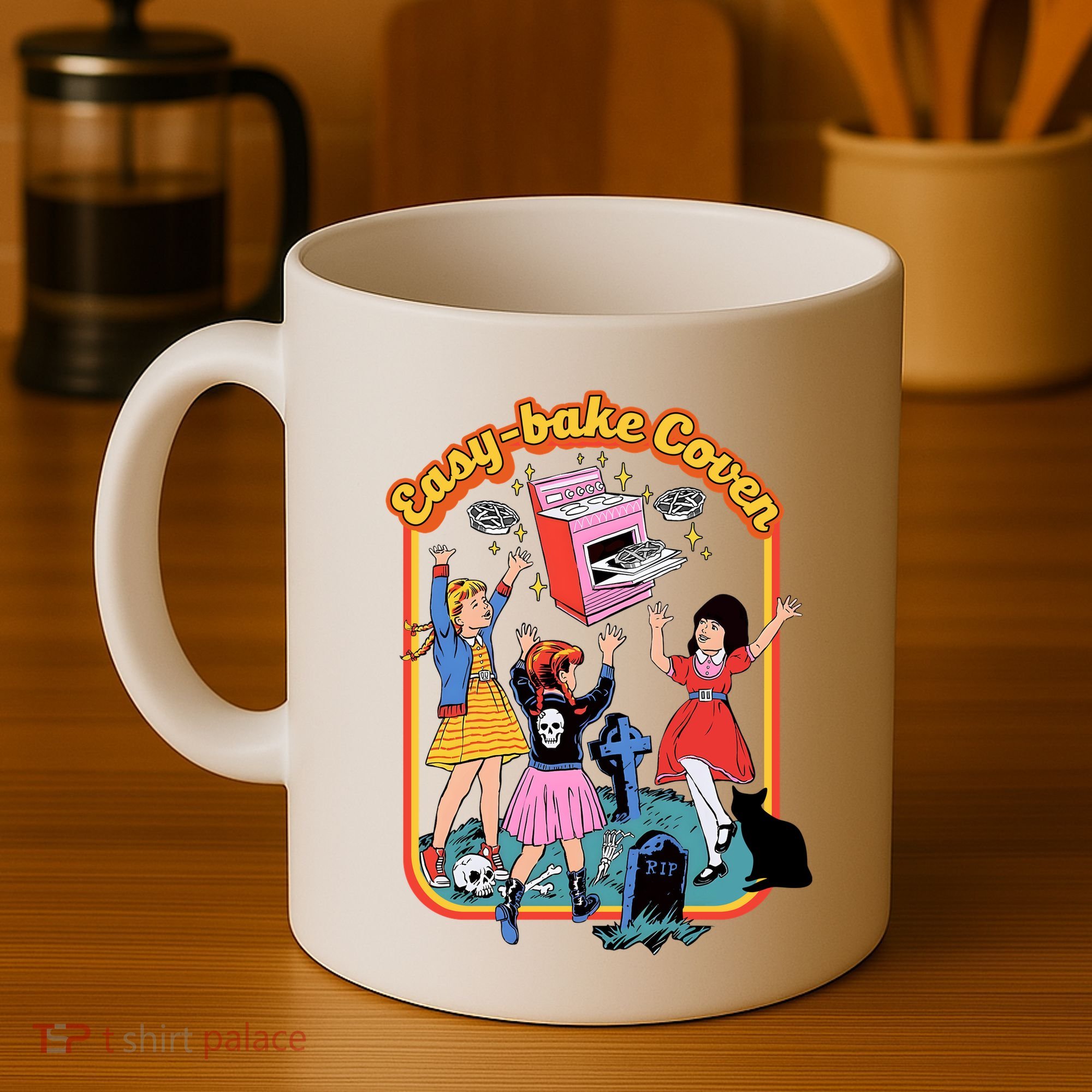 Easy Bake Coven 90s Horror Movie Fan Retro Easy Bake Coven Halloween Coffee Mug