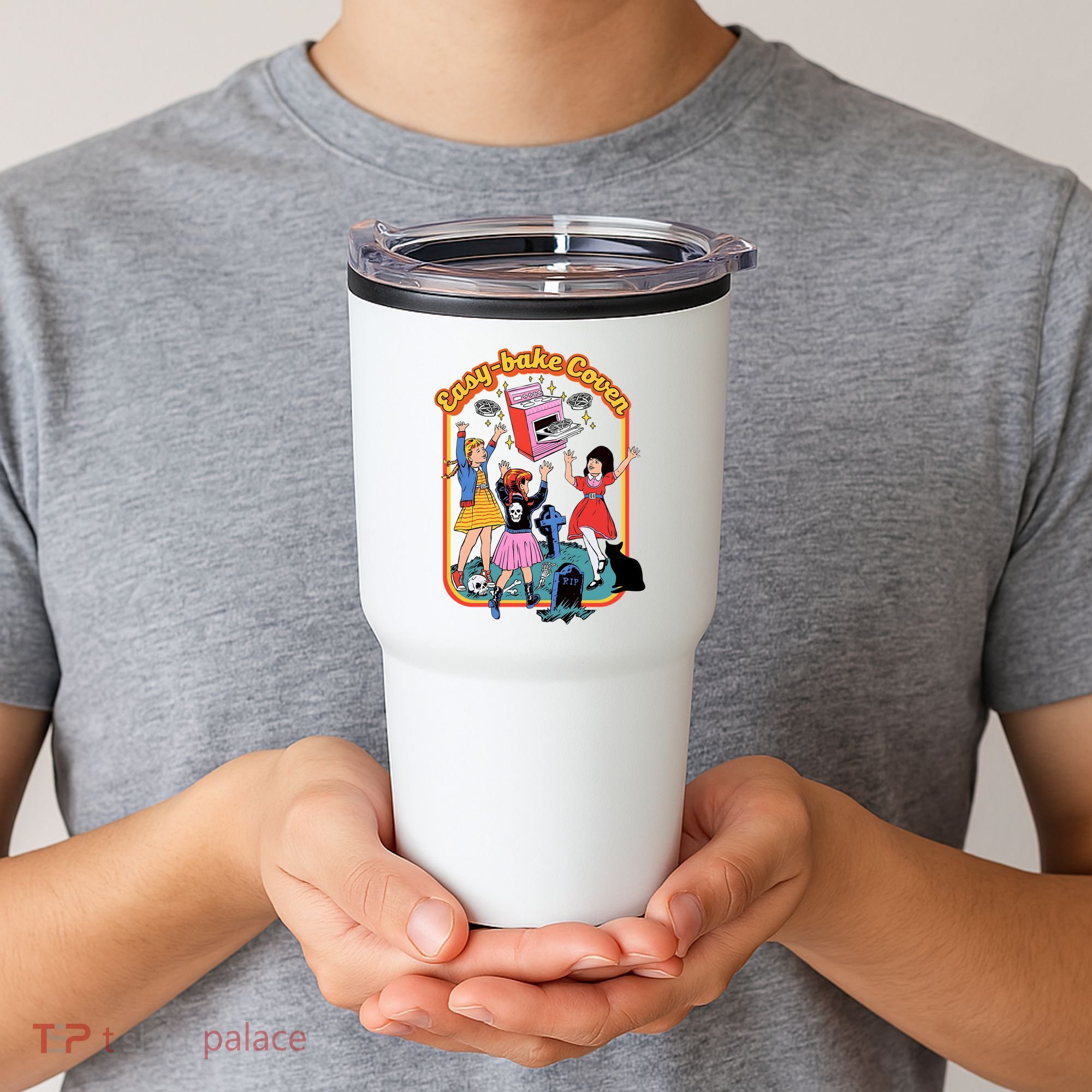 Easy Bake Coven 90s Horror Movie Fan Retro Easy Bake Coven Halloween Tumbler