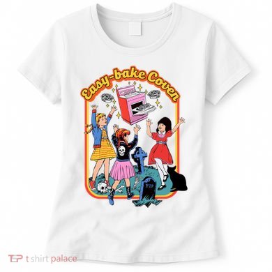 Easy Bake Coven 90s Horror Movie Fan Retro Easy Bake Coven Halloween Women's T-Shirt