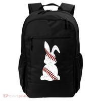 Easter Baseball Cute Easter Bunny With Baseball Easter Cool Gift Backpack thumb 0