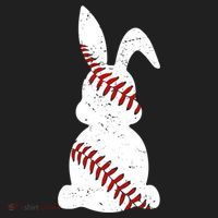 Easter Baseball Cute Easter Bunny With Baseball Easter Cool Gift Beanie thumb 2