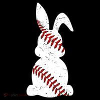 Easter Baseball Cute Easter Bunny With Baseball Easter Cool Gift Pajama Set thumb 2