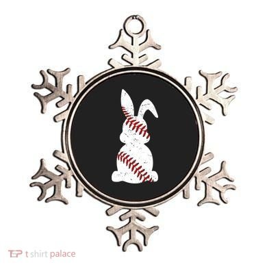 Easter Baseball Cute Easter Bunny With Baseball Easter Cool Gift Ornament