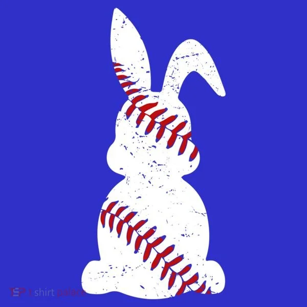 Easter Baseball Cute Easter Bunny With Baseball Easter Cool Gift Polo
