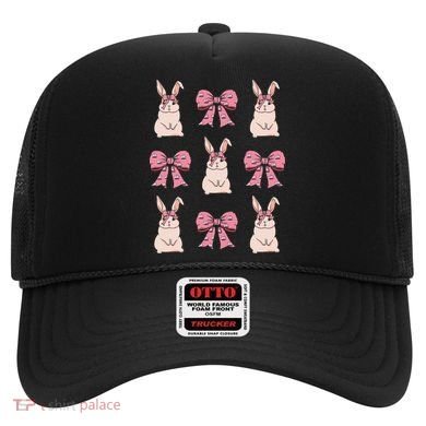 Easter Bunny Coquette Bow Ribbon Rabbit Lover Gift Hat