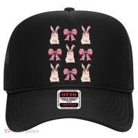 Easter Bunny Coquette Bow Ribbon Rabbit Lover Gift Hat thumb 0